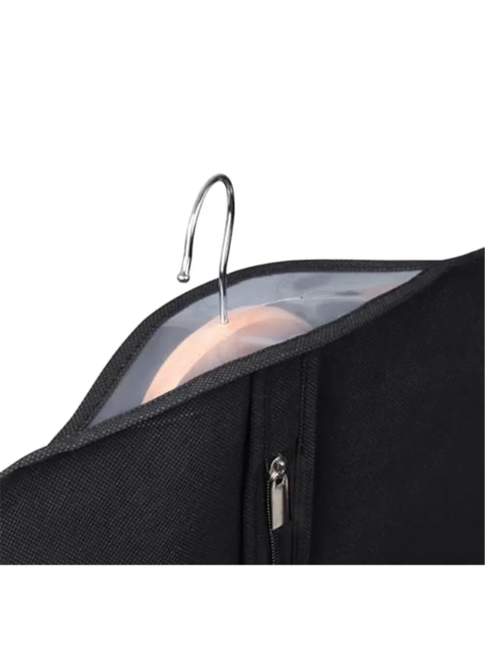 Garment Bags 10 Pack Hanging Clothes Storage Suit Dress Coat Covers Zipper Black